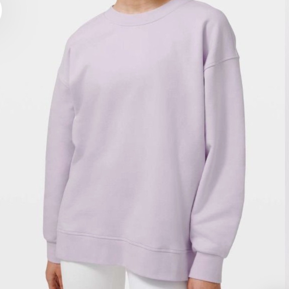 Lululemon Purple Oversized Crew Sweatshirt